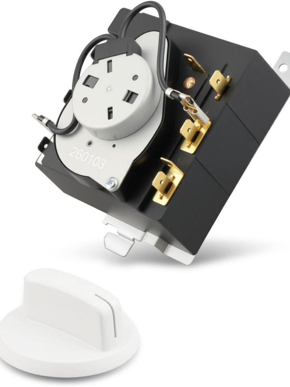 Dryer Timer & Control Knob Set for GE/Hotpoint - Fits Most Models, Easy Install